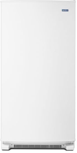 Maytag - 18 cu. ft. Frost Free Upright Freezer With LED Lighting - White - View 2 | Fridge.com