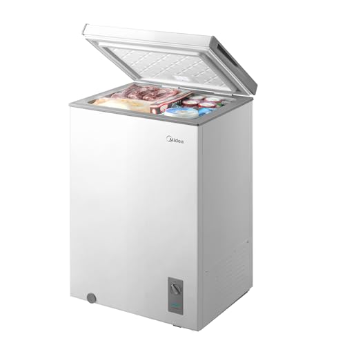Midea 3.5 Cu.ft Chest Freezer, Fridge Freezer Convertible with LED Light | Fridge.com