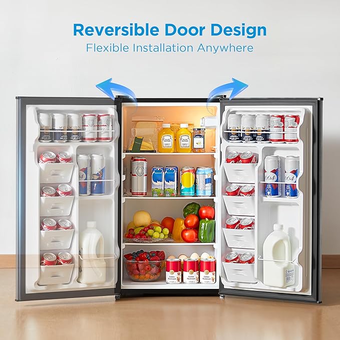 Midea 3.3 Cu.Ft Mini Fridge, Energy Star Certified, Low Noise For Office - View 6 | Fridge.com