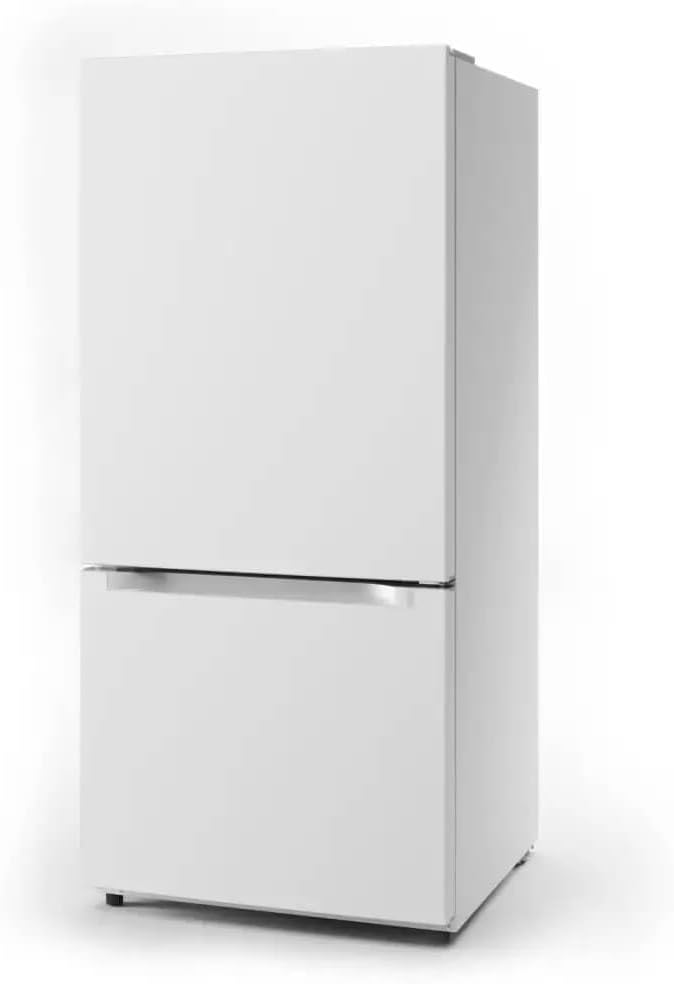 Midea MRB19B7AWW 18.7 cu. ft. White Bottom Mount Refrigerator - View 2 | Fridge.com