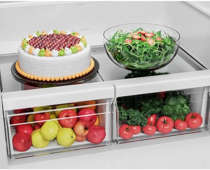 Midea MRB19B7AWW 18.7 cu. ft. White Bottom Mount Refrigerator - View 5 | Fridge.com