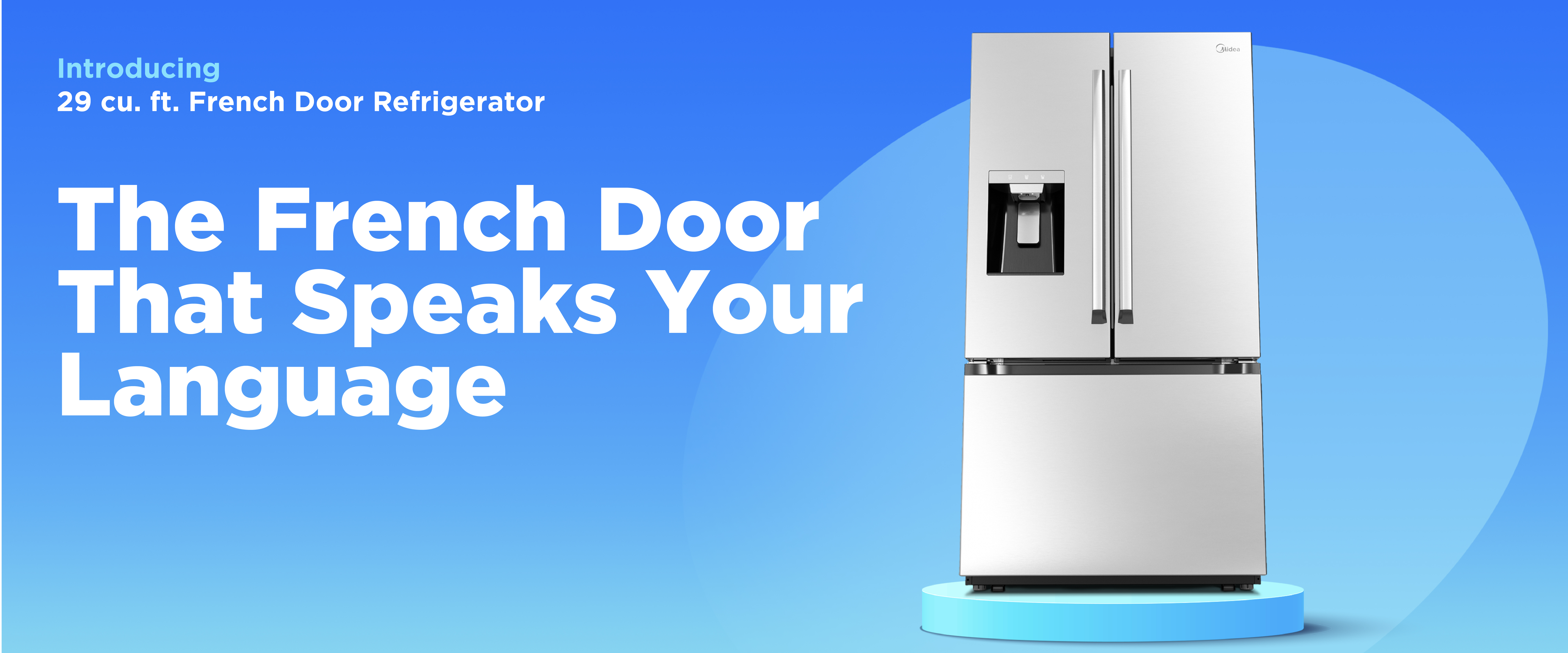 Midea 36 Inch 36" French Door Refrigerator MRF29D6AST - View 2 | Fridge.com