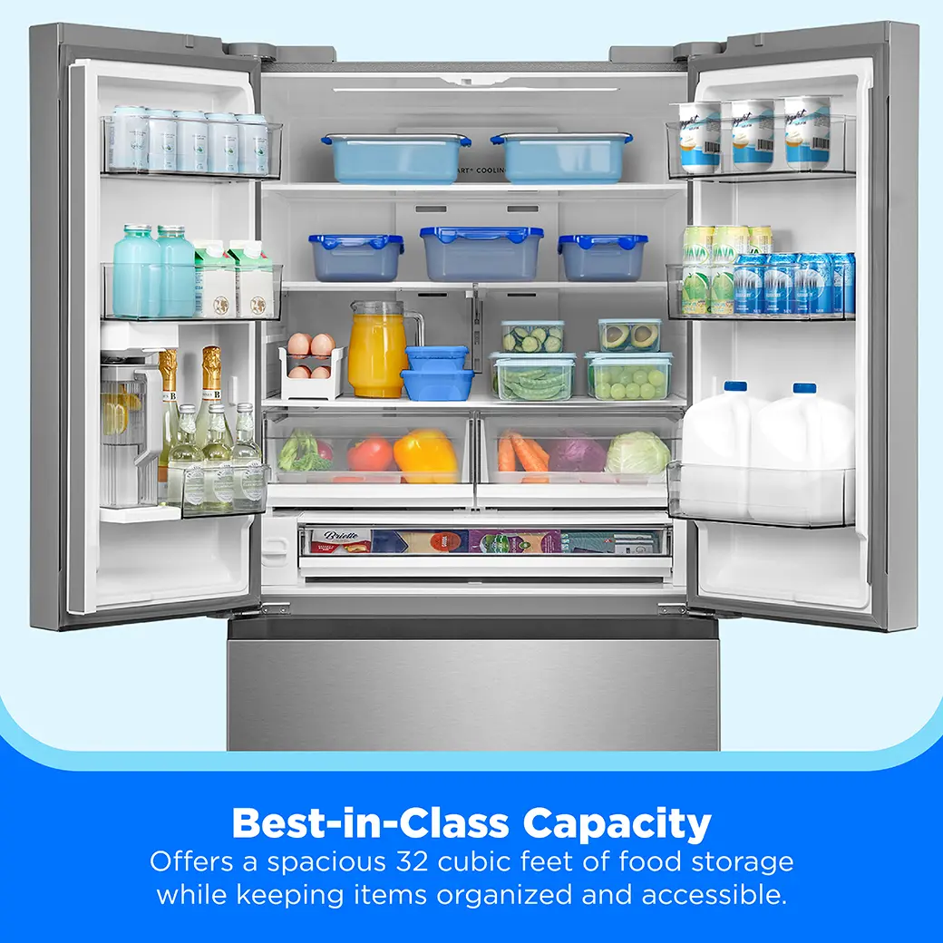 Midea MRF32I6BST 31.7 cu ft Fd Refrigerator - Ss - View 3 | Fridge.com