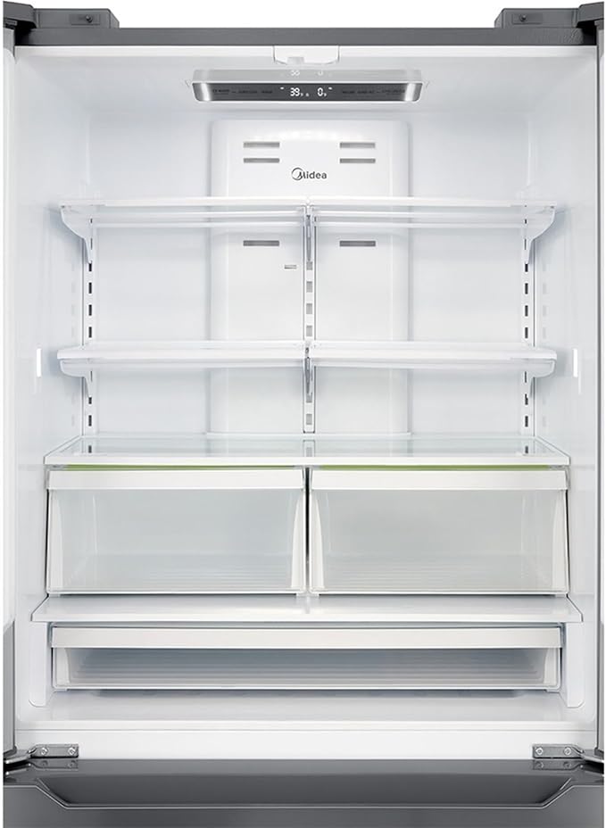 Midea 22.5 cu. ft. Counter-Depth 4-Door French Door Refrigerator - View 4 | Fridge.com