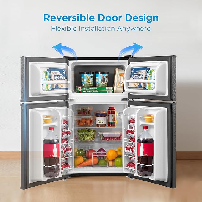 Midea 3.1 Cu.Ft Mini Fridge With Freezer, Energy Star Certified, For Dorm - View 6 | Fridge.com