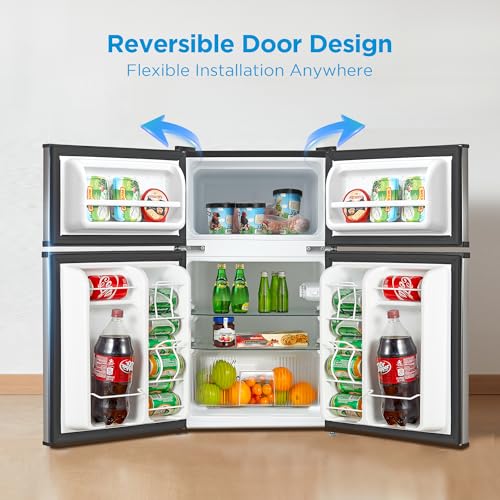 Midea 3.1 Cu.Ft Mini Fridge With Freezer, Energy Star Certified, For Dorm - View 6 | Fridge.com