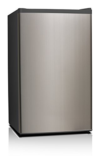 Midea WHS-121LSS1 Refrigerator, 3.3 Cubic Feet, Stainless Steel | Fridge.com