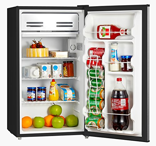 Midea WHS-121LSS1 Refrigerator, 3.3 Cubic Feet, Stainless Steel - View 4 | Fridge.com