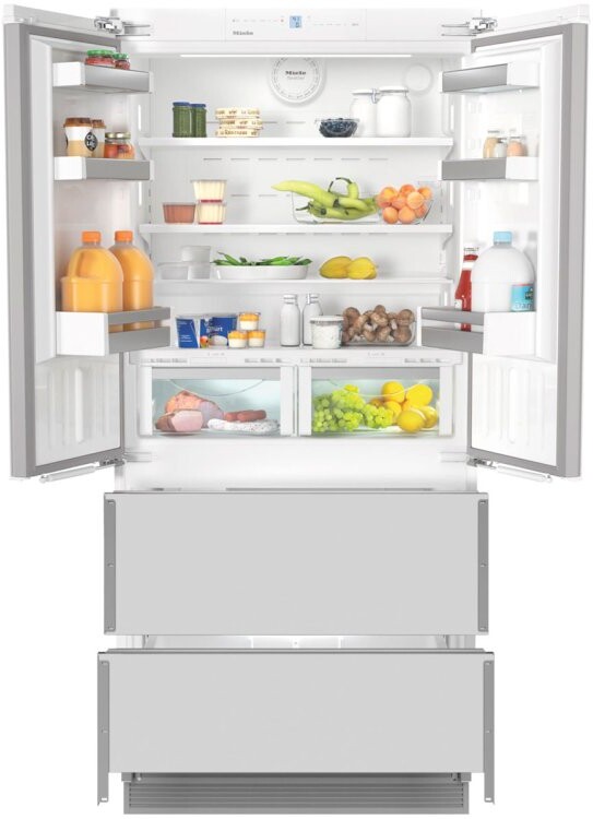 Miele - KFNF 9959 iDE 36" PerfectCool Bottom Mount French Door Refrigerator (Panel Ready) - Custom Panel Ready — FIN-0019523 | Fridge.com