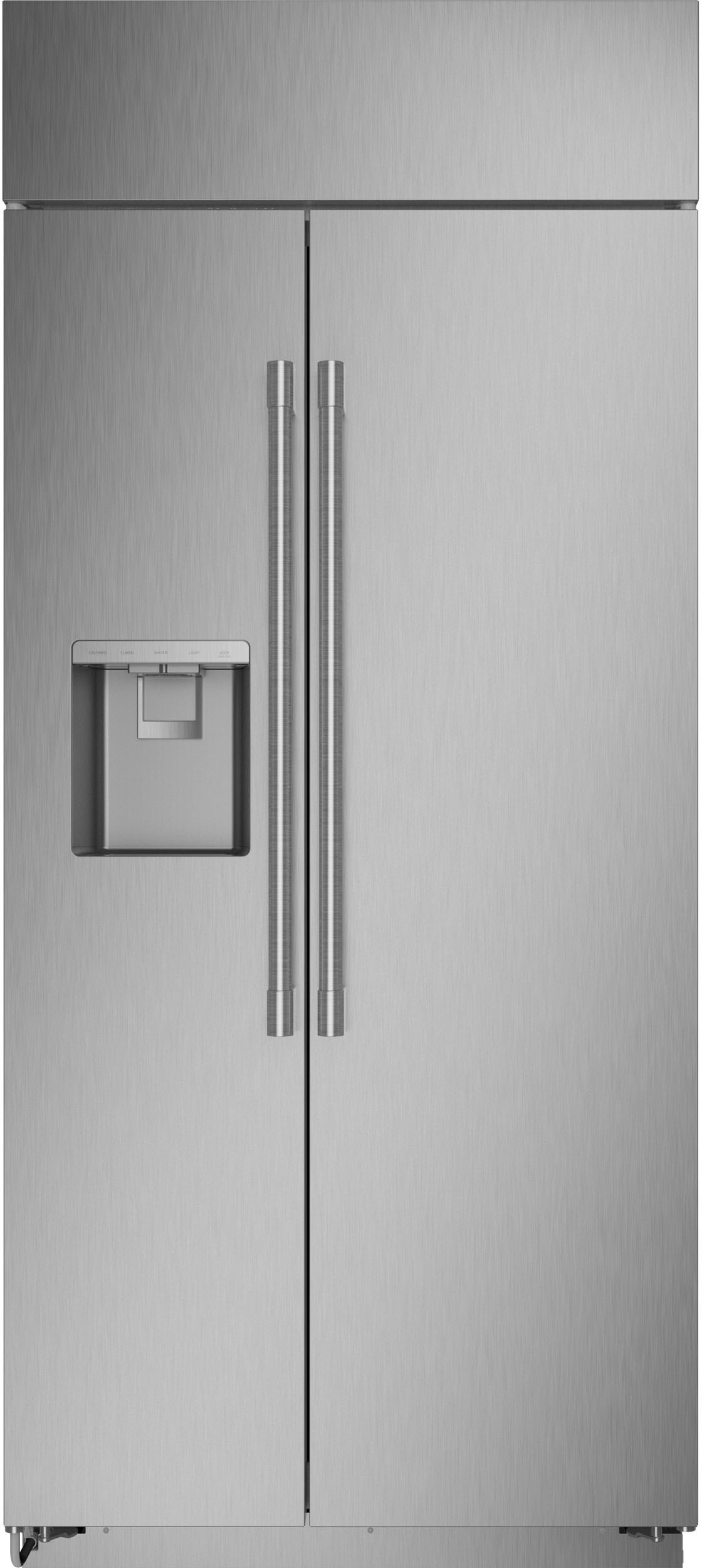 Monogram 36 Inch Built In Counter Depth Side-by-Side Refrigerator ZISS360DNSS — FIN-0019060 | Fridge.com