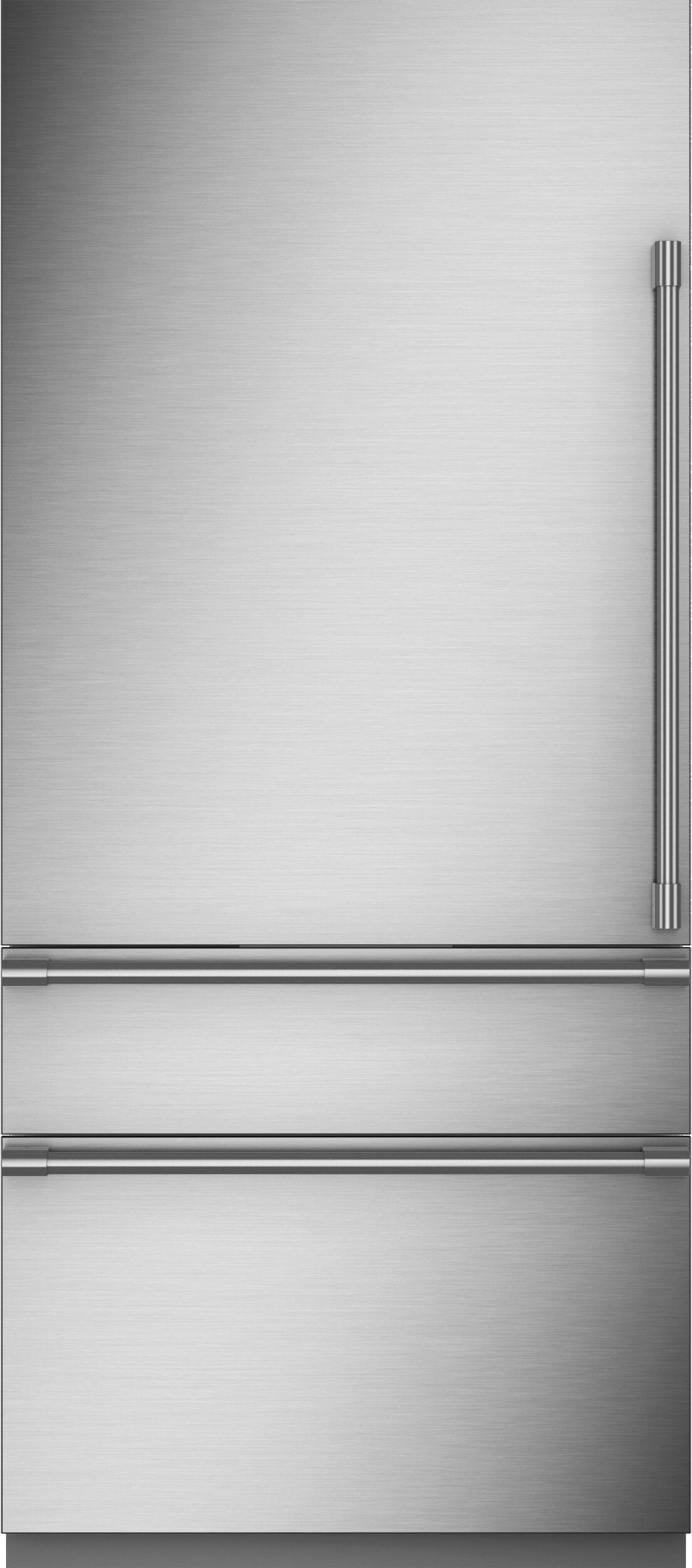 Monogram - 36 in. Wide 20.2 Cu. Ft. 3-Door Bottom-Freezer Built-In Smart Refrigerator with Convertible Temperature Drawer - Custom Panel Ready | Fridge.com