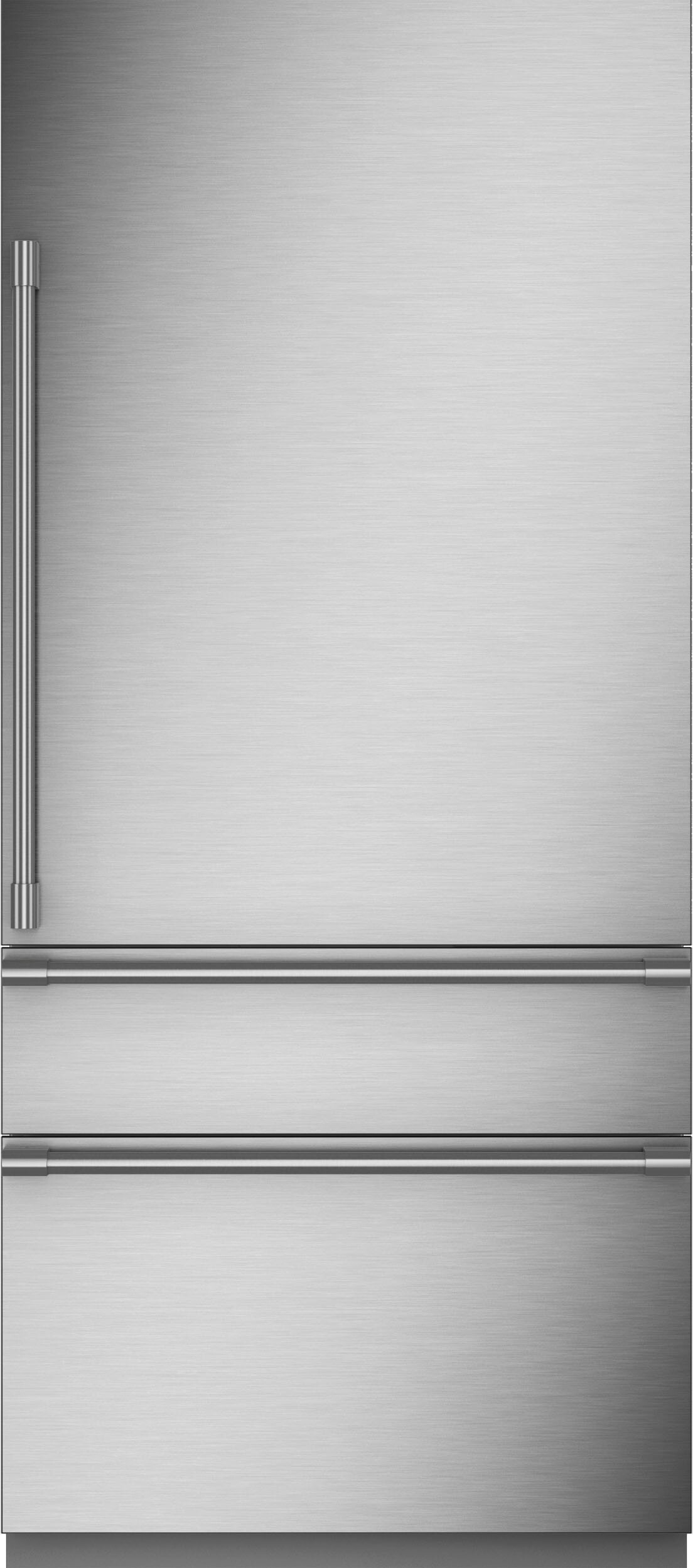 Monogram - 36 in. Wide 20.2 Cu. Ft. 3-Door Bottom-Freezer Built-In Smart Refrigerator with Convertible Temperature Drawer - Custom Panel Ready | Fridge.com
