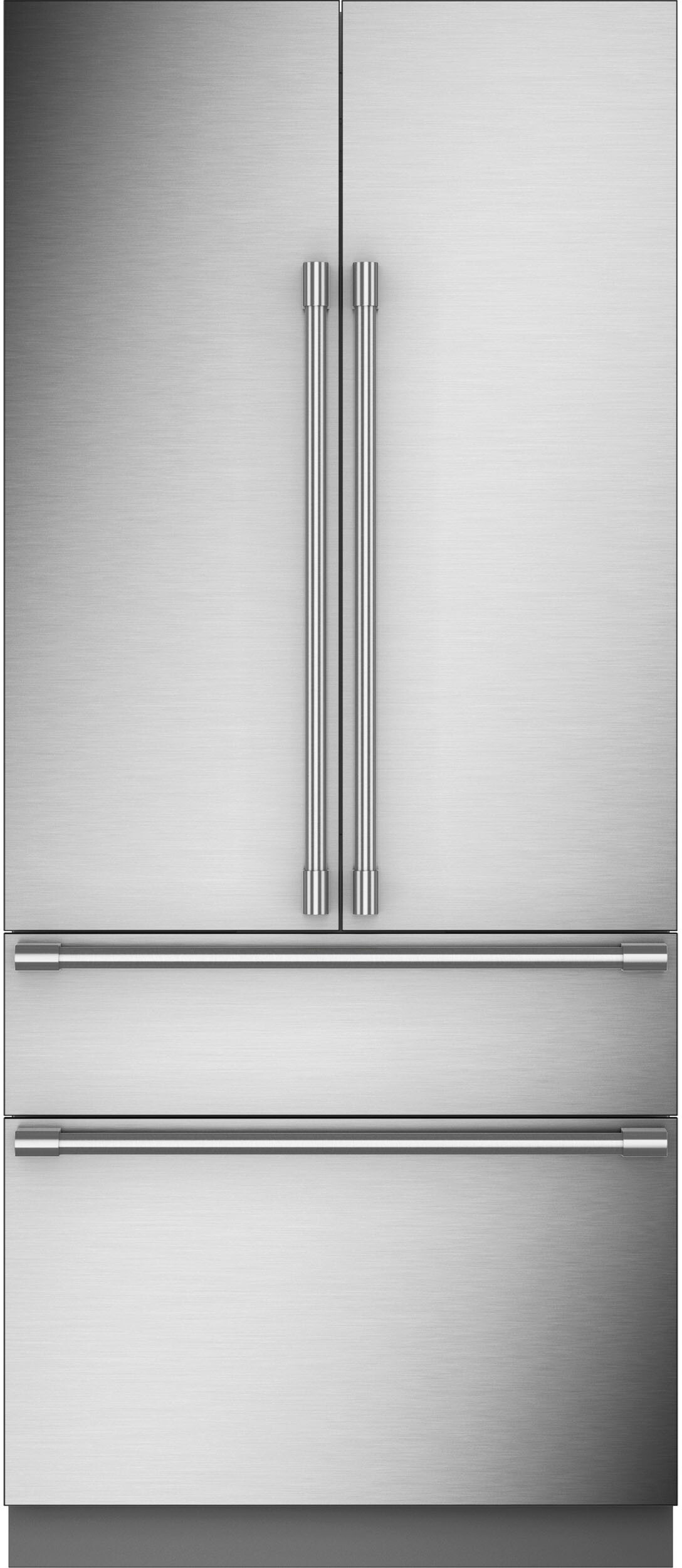 Monogram - 36 in. Wide 20.1 Cu. Ft. 4-Door French Door Built-In Smart Refrigerator with Convertible Temperature Drawer - Custom Panel Ready | Fridge.com