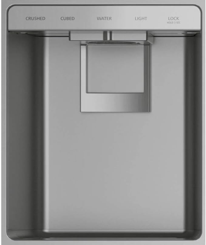 Monogram ZISS480DNSS 28.6 cu. ft. Stainless Steel Built-In Side By Side Refrigerator - View 2 | Fridge.com