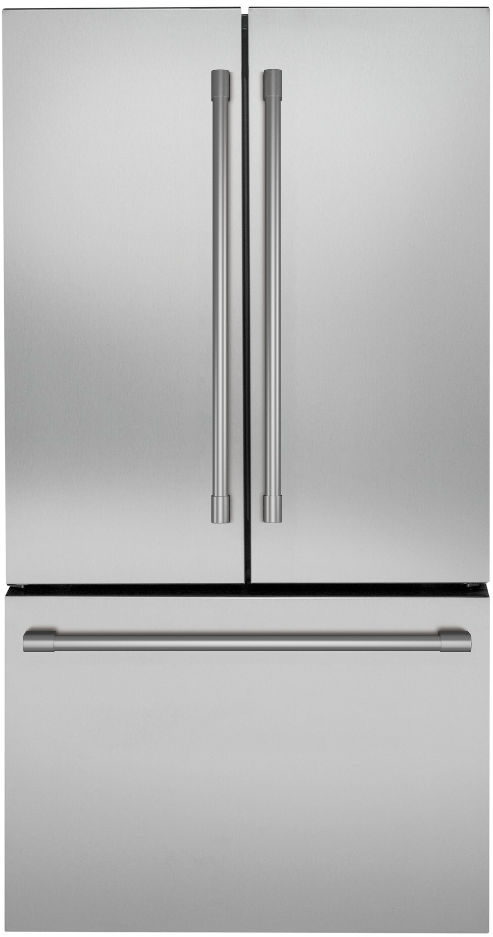 Monogram - 36 in. Wide 23.1 Cu. Ft. French Door Counter-Depth Smart Refrigerator with Showcase LED Lighting - Stainless Steel — FIN-0020084 | Fridge.com