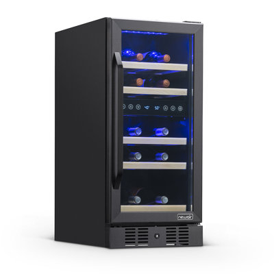 29 Bottle Stainless Steel Dual Zone Freestanding/Built-In Wine Refrigerator | Fridge.com