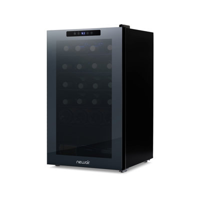 Newair 51 Bottle Wine Cooler Refrigerator Freestanding Mirrored Wine Fridge | Fridge.com