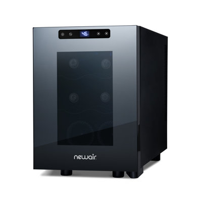 6 Bottle and 6 can Single Zone Freestanding Wine Refrigerator | Fridge.com