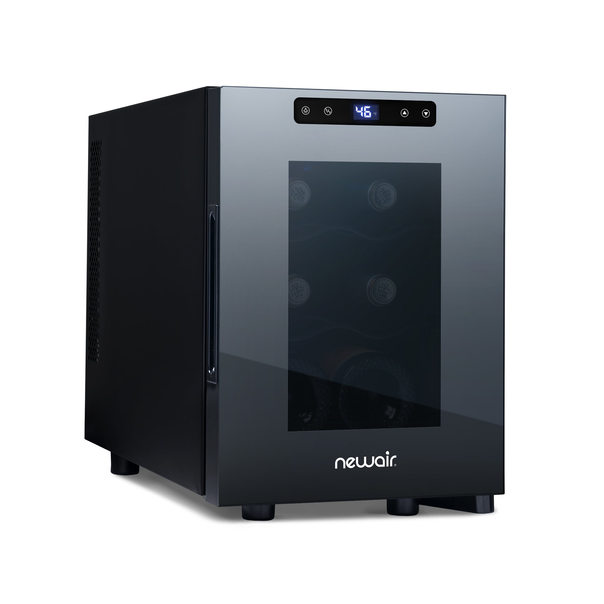 6 Bottle And 6 Can Single Zone Freestanding Wine Refrigerator - View 2 | Fridge.com