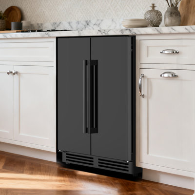 24-Inch Dual Zone Beverage Refrigerator - Versatile Cooler for Built-in or Freestanding Use - Foam Door Design, Adjustable Shelves, LED Lighting, and | Fridge.com