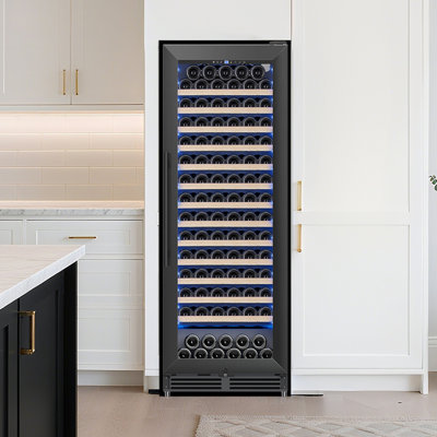 24-Inch Wine Refrigerator  154-Bottle Tall Wine Fridge For Built-In Or Freestanding Cooler Use With Professional Compressor, Low Noise, Fast Cooling, | Fridge.com