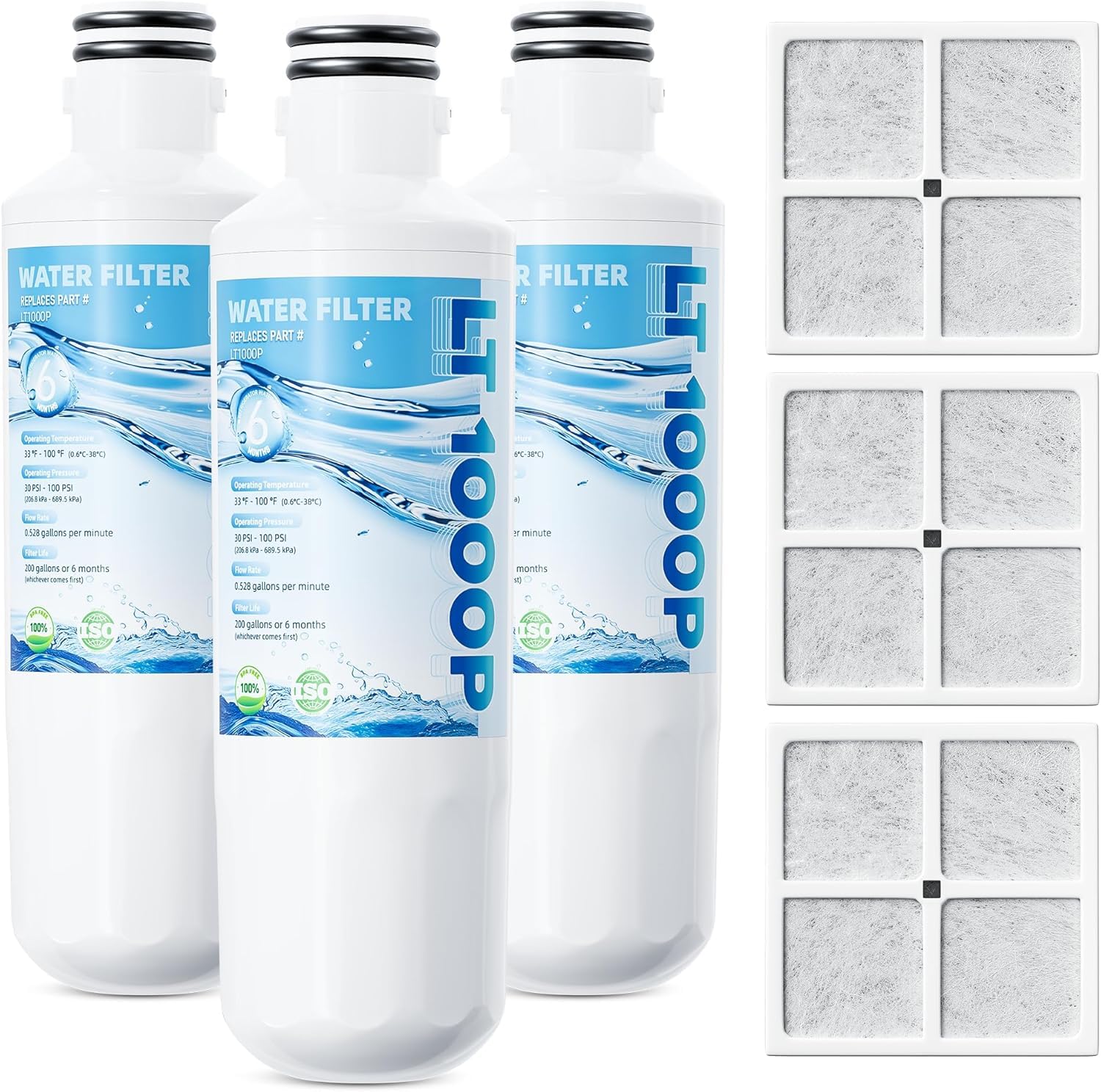 ADQ747935 LRMXS2806S AGF80300704 LMWC23626S Water Filter For LG lt1000p - View 1 | Fridge.com