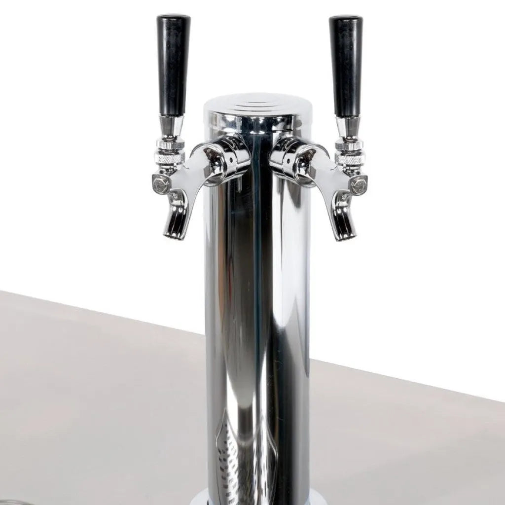 Peakcold Double Tap Commercial Beer Dispenser - Kegerator Keg Cooler; 36" W - View 6 | Fridge.com