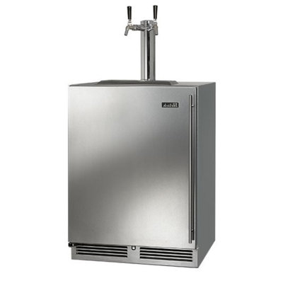 Perlick C-Series 5.2 Cubic Feet Stainless Steel Outdoor Single Tap Freestanding Kegerator with Door Lock and | Fridge.com