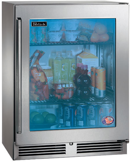 Perlick 24 Inch Signature 24" Built In Compact All-Refrigerator HH24RO43R — FIN-0019422 | Fridge.com