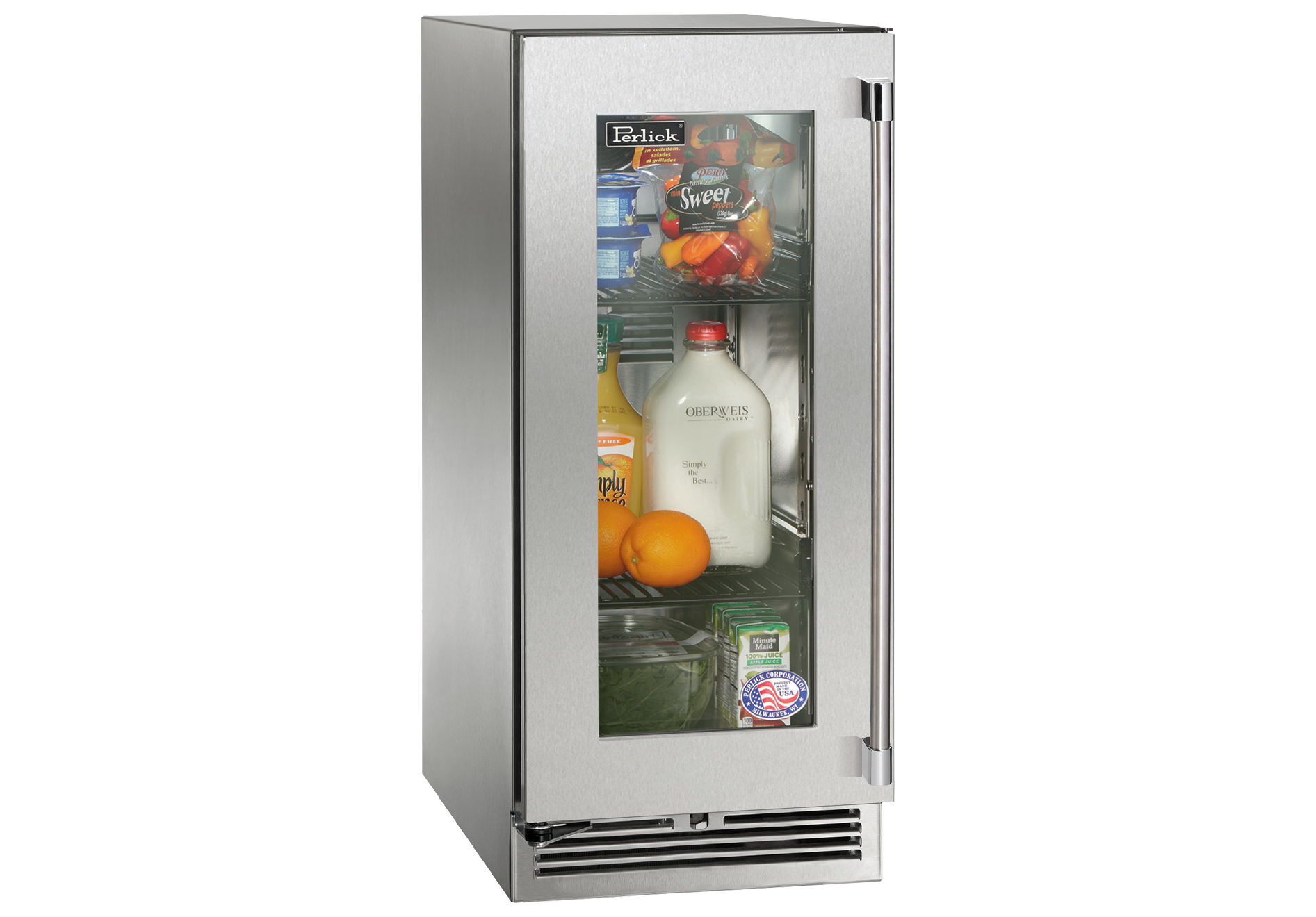 Perlick 15 Inch Signature 15" Built In Undercounter Counter Depth Compact All-Refrigerator HP15RS43RL | Fridge.com
