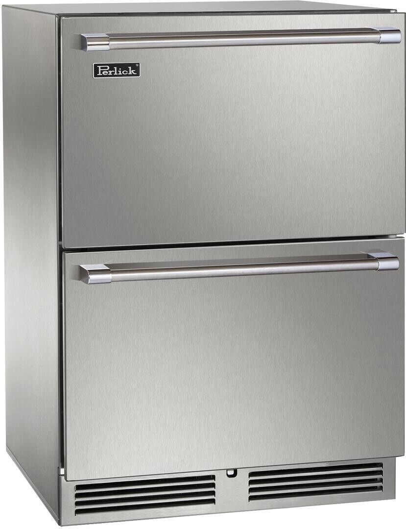 Perlick 24 Inch Signature 24" Refrigerator Drawers HP24RS45DL — FIN-0019481 | Fridge.com