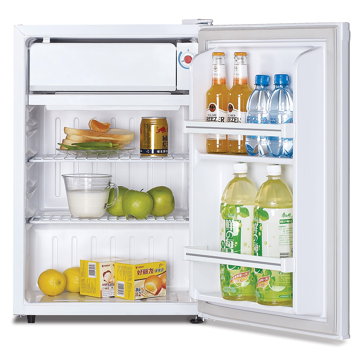 Premium Levella PRF255400XW 2.5 cu ft Mini Fridge - White - View 3 | Fridge.com
