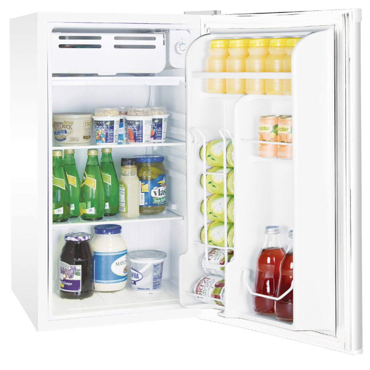 Premium Levella PRF32405XW 3.2 cu ft Mini Fridge In White - View 2 | Fridge.com