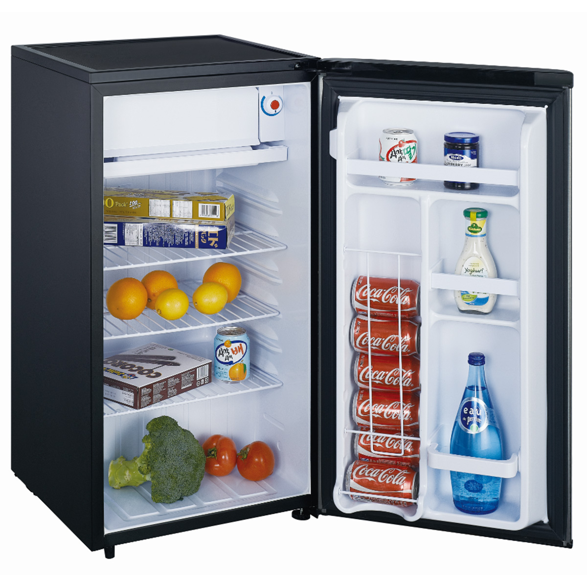 Premium Levella PRF32406XS 3.2 cu ft Mini Fridge In Black - View 2 | Fridge.com