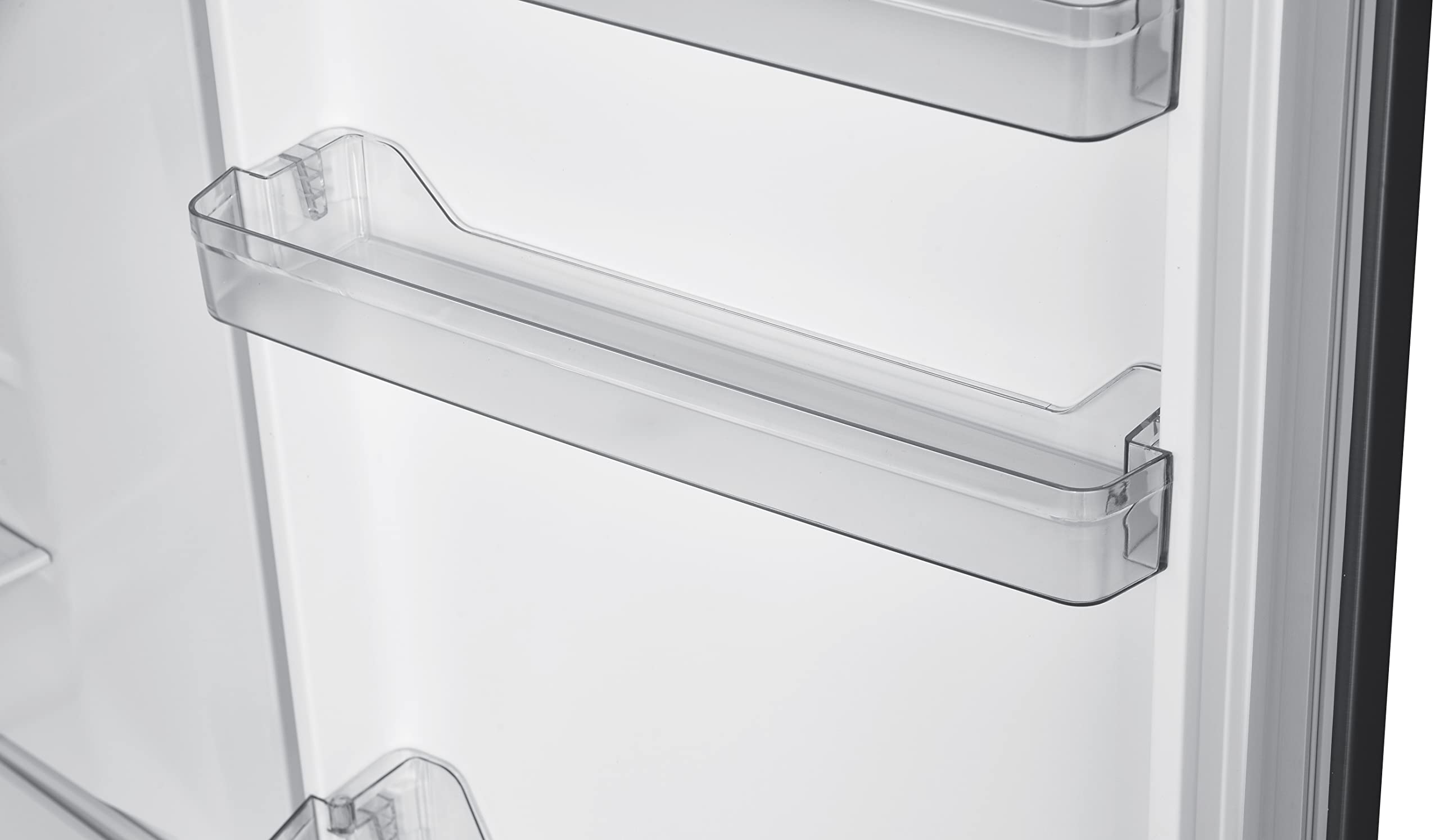 Premium Levella - 7.3 cu ft Top Freezer Refrigerator With Three Door Balconies - Stainless Steel - View 4 | Fridge.com