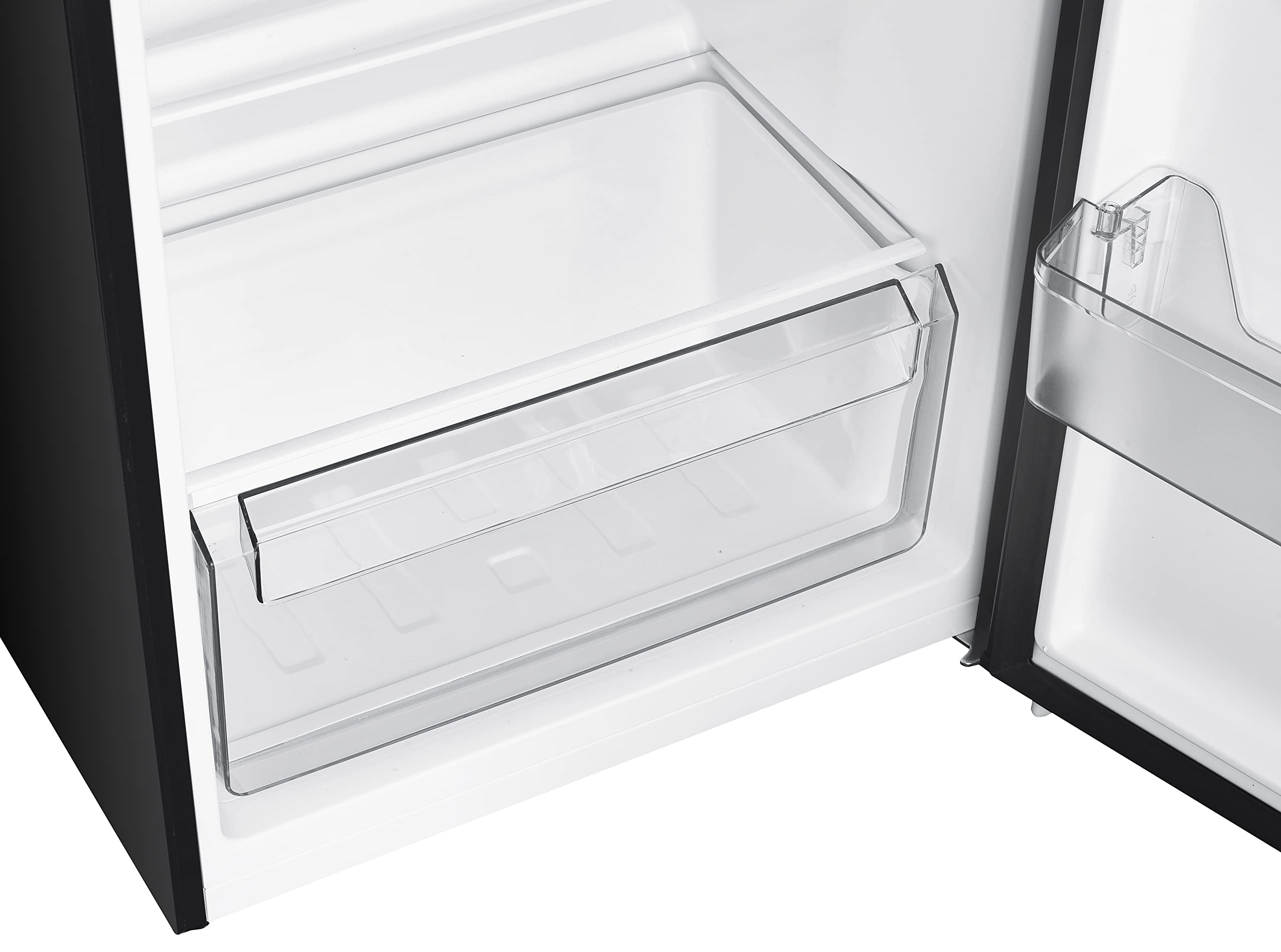 Premium Levella - 7.3 cu ft Top Freezer Refrigerator With Three Door Balconies - Stainless Steel - View 5 | Fridge.com