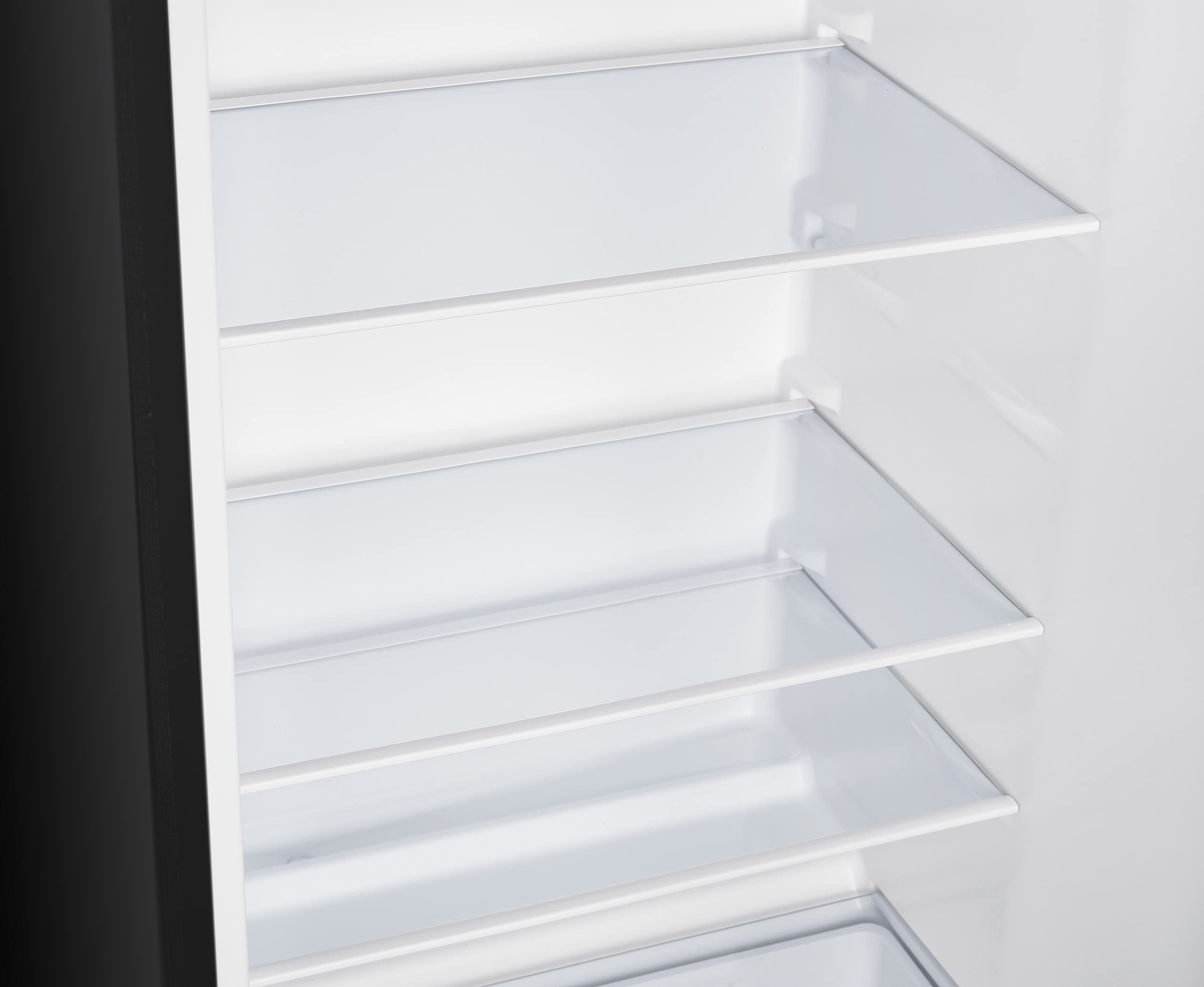 Premium Levella - 7.3 cu ft Top Freezer Refrigerator With Three Door Balconies - Stainless Steel - View 6 | Fridge.com
