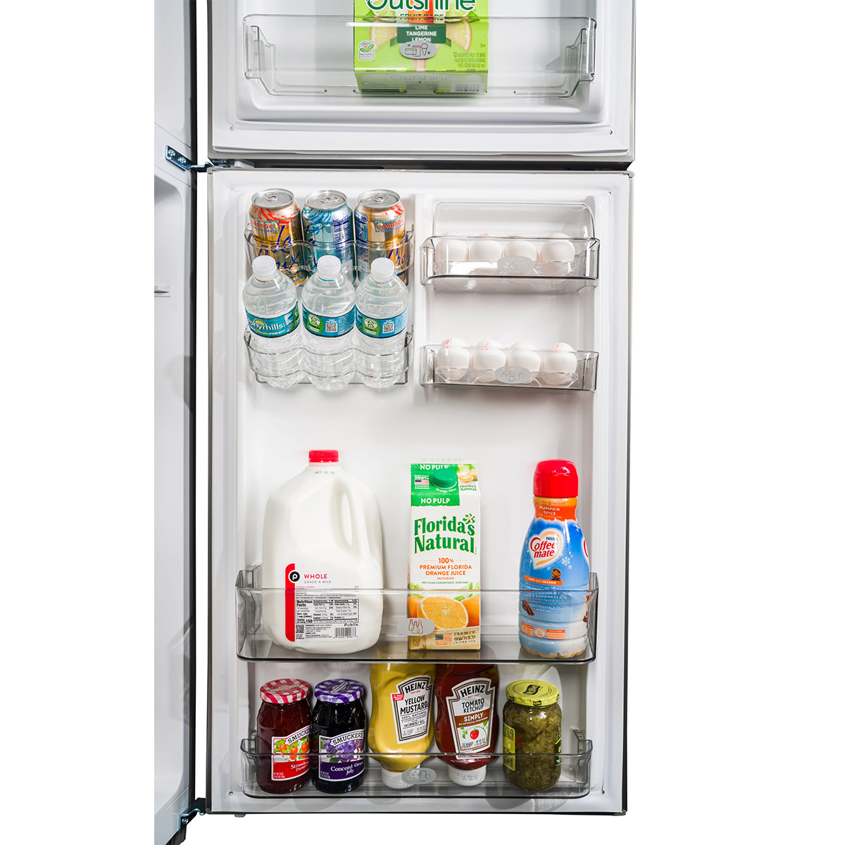 Premium Levella PRN12250HW 12.0 cu ft Top-Mount Refrigerator - View 4 | Fridge.com