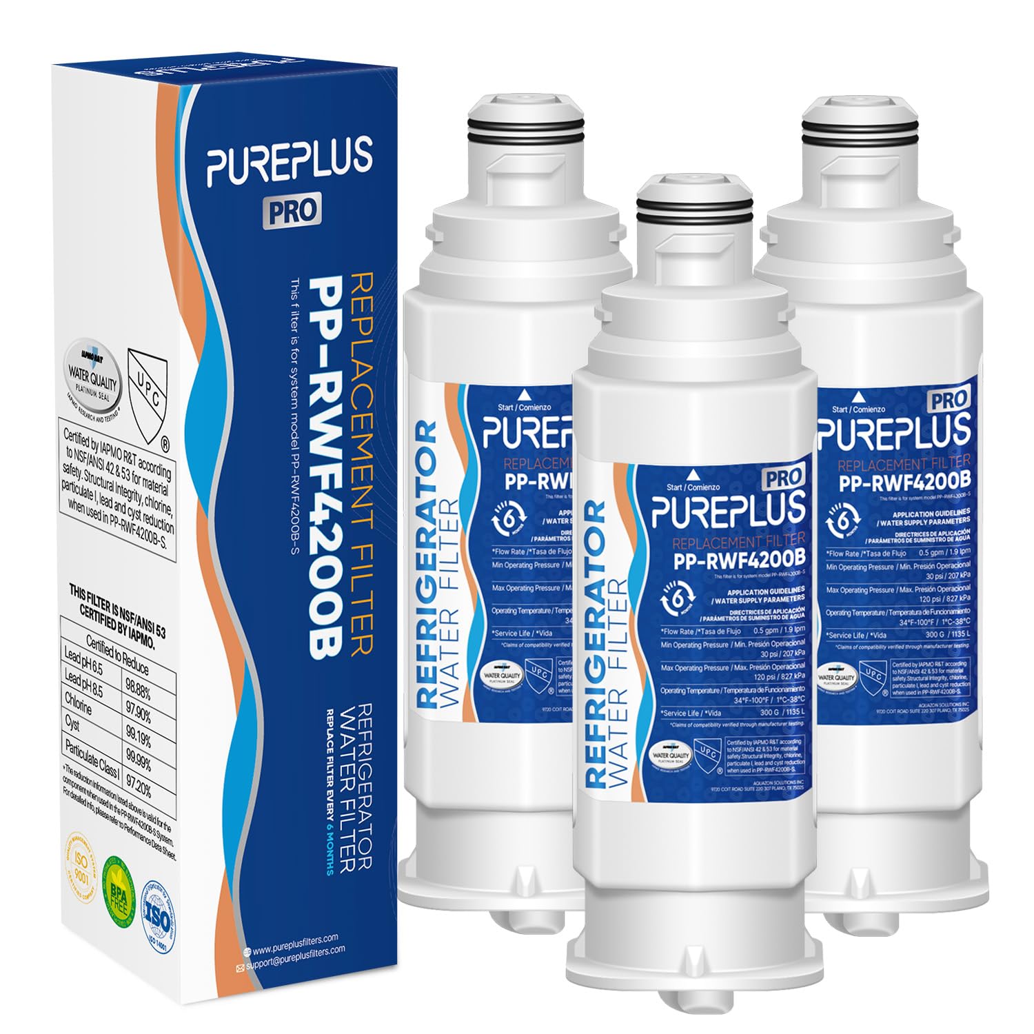 Pureplus DA97-17376B Nsf 53&42 Certified Water Filter Replacement For Samsung Haf-Qin/Exp, DA97-08006C, RF28R7351SG, RF28R7201SR, RF28T5001SR, RF24R7201SR, RS27T5200SR, Refrigerator Water Filter | Fridge.com