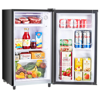 Upgraded Mini Fridge For Bedroom 3.2 Cu.ft Small Refrigerator With Freezer For Dorm Office, Compact Single Door Adjustable Thermostat Low Noise | Fridge.com