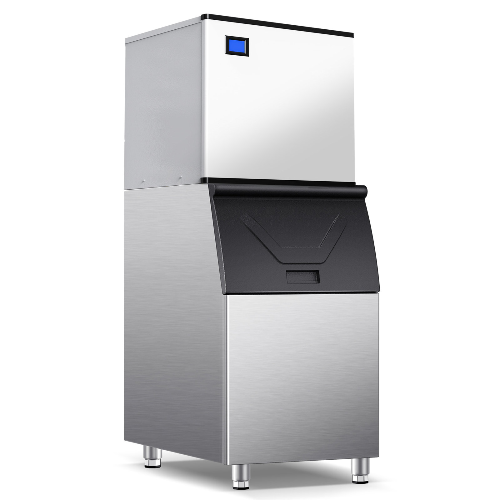 Commercial Ice Maker Machine, 800lbs/24h Ice Making Machine With 500lbs Large Storage Bin, Auto Self-cleaning Ice Maker Machine With Touchscreen For B | Fridge.com