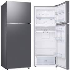 Samsung 21 Cu.Ft. Top Mount Refrigerator Stainless Steel 220 Volt For Overseas Use - View 2 | Fridge.com