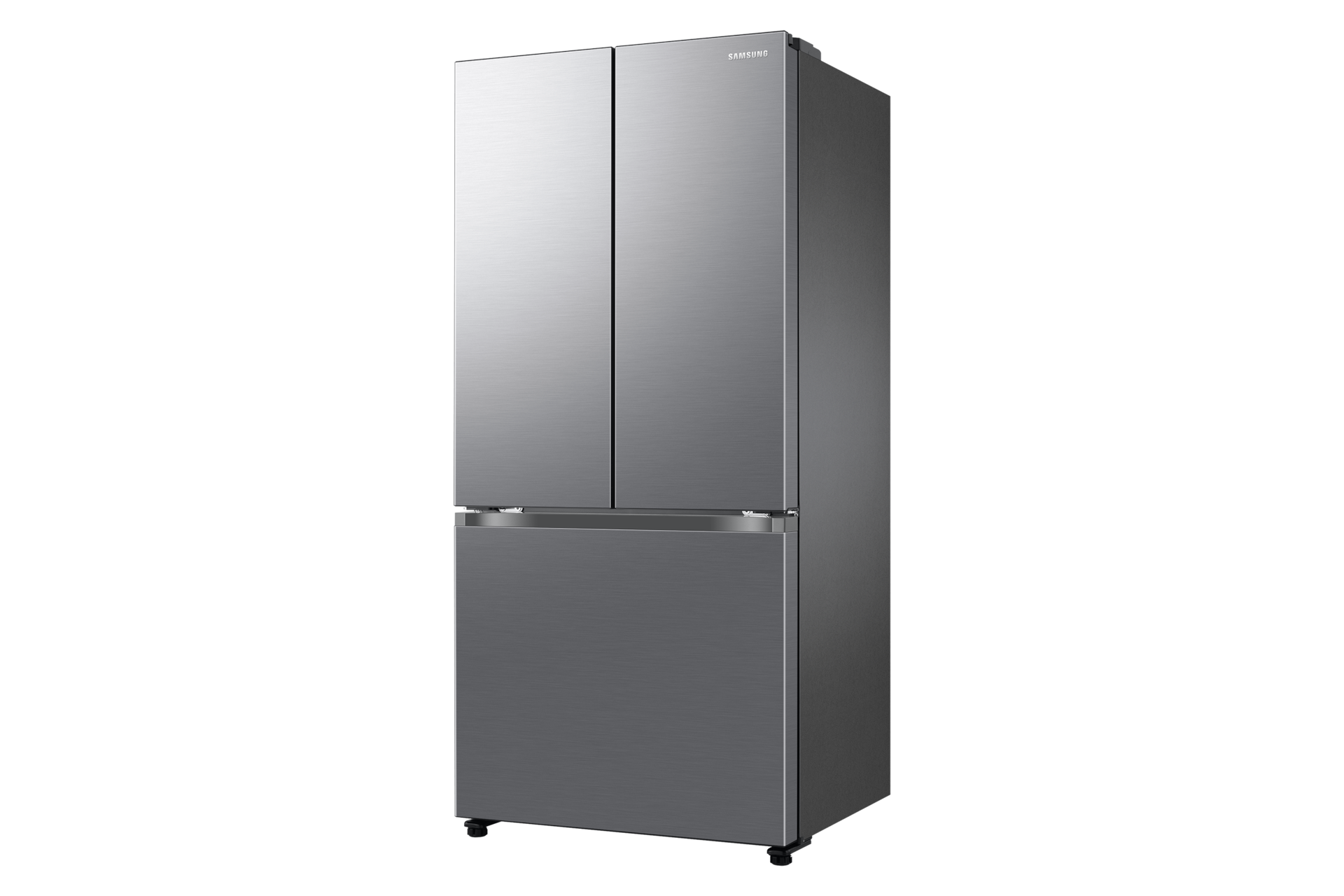 Samsung 18 cu. ft. Smart Counter Depth 3-Door French Door Refrigerator In Fingerprint Resistant Stainless Look(RF18A5101S9/Aa) - View 4 | Fridge.com