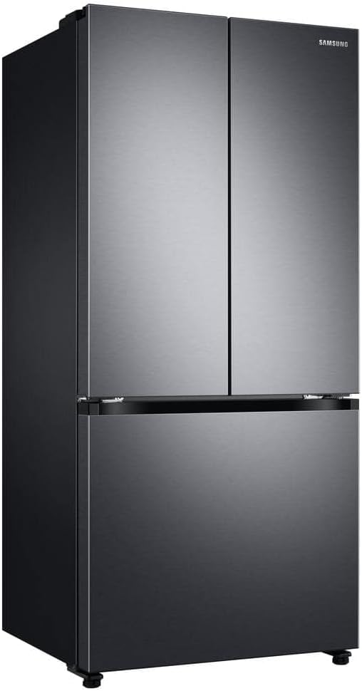 Samsung RF18A5101SG 18 cu. ft. Black Stainless Smart Counter Depth French Door Refrigerator - View 4 | Fridge.com