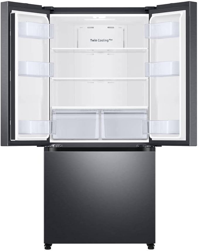 Samsung RF18A5101SG 18 cu. ft. Black Stainless Smart Counter Depth French Door Refrigerator - View 5 | Fridge.com