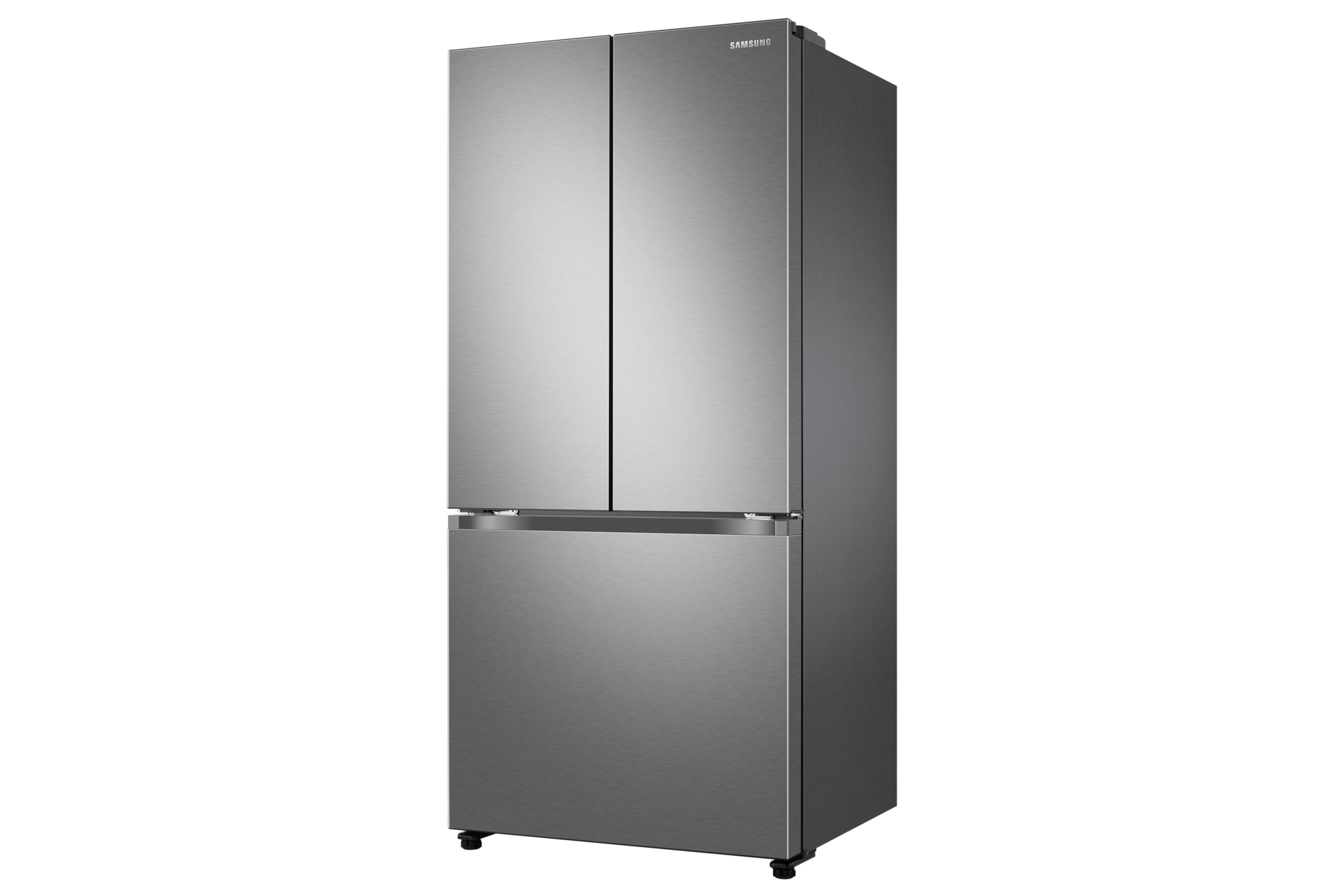 Samsung 18 cu. ft. Counter Depth 3-Door French Door Refrigerator 33-Inch Wide In Fingerprint Resistant Stainless Steel - View 5 | Fridge.com