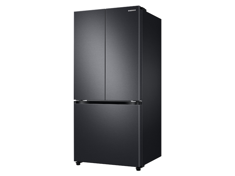 Samsung 19.5 cu. ft. Smart 3-Door French Door Refrigerator In Black(RF20A5101B1/Aa) - View 2 | Fridge.com