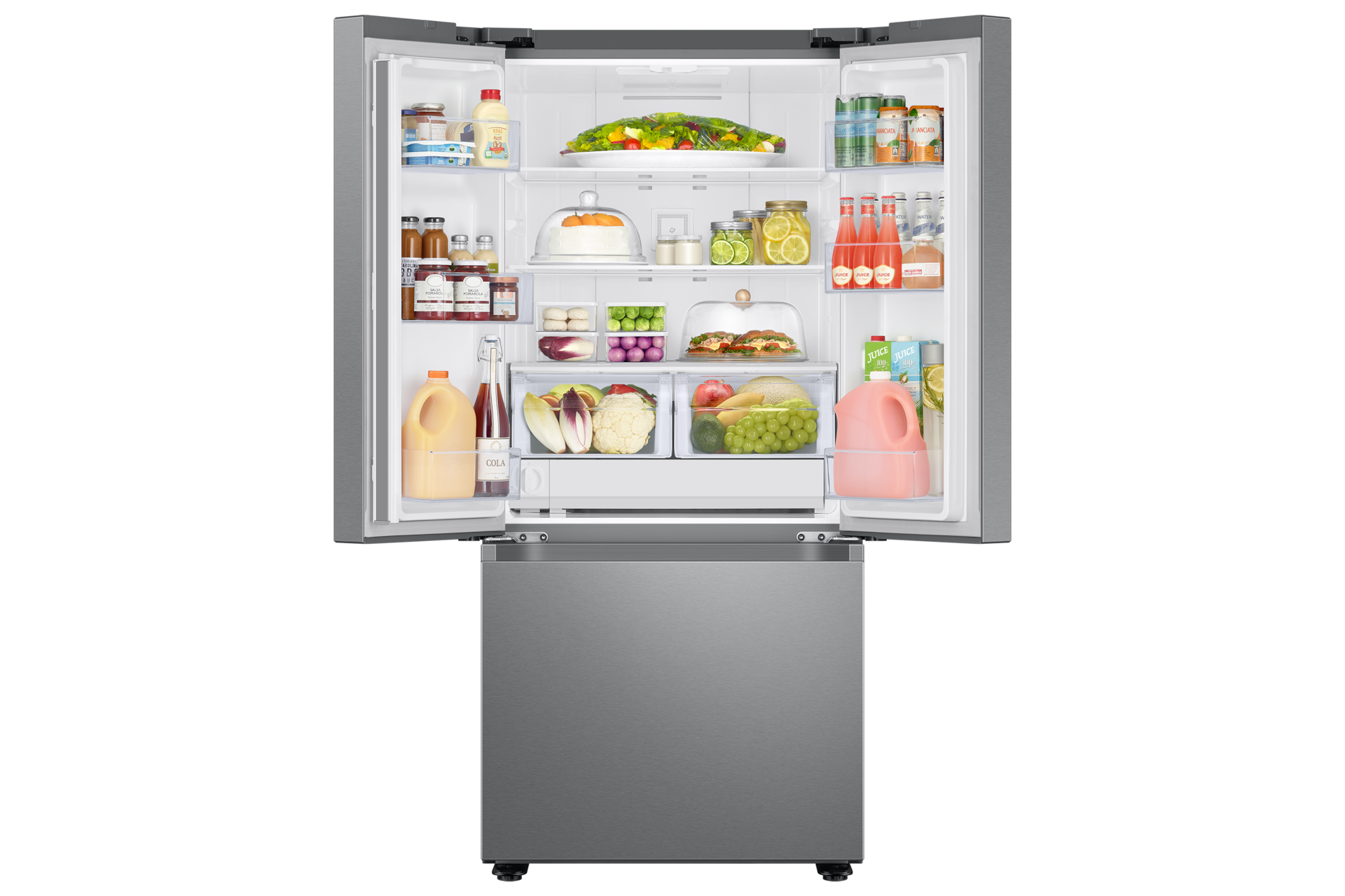Samsung 30 Inch 30" French Door Refrigerator RF22A4221SR - View 5 | Fridge.com
