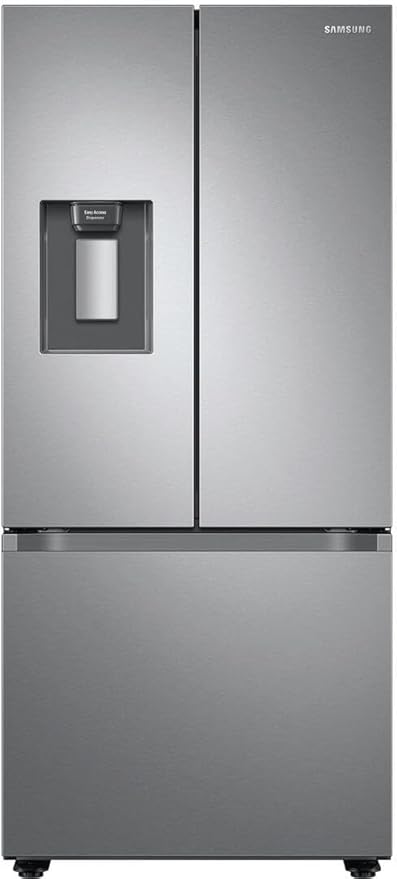 Samsung 22 cu. ft. Smart 3-Door French Door Refrigerator with External Water Dispenser, Stainless Steel, RF22A4221SR/AA | Fridge.com