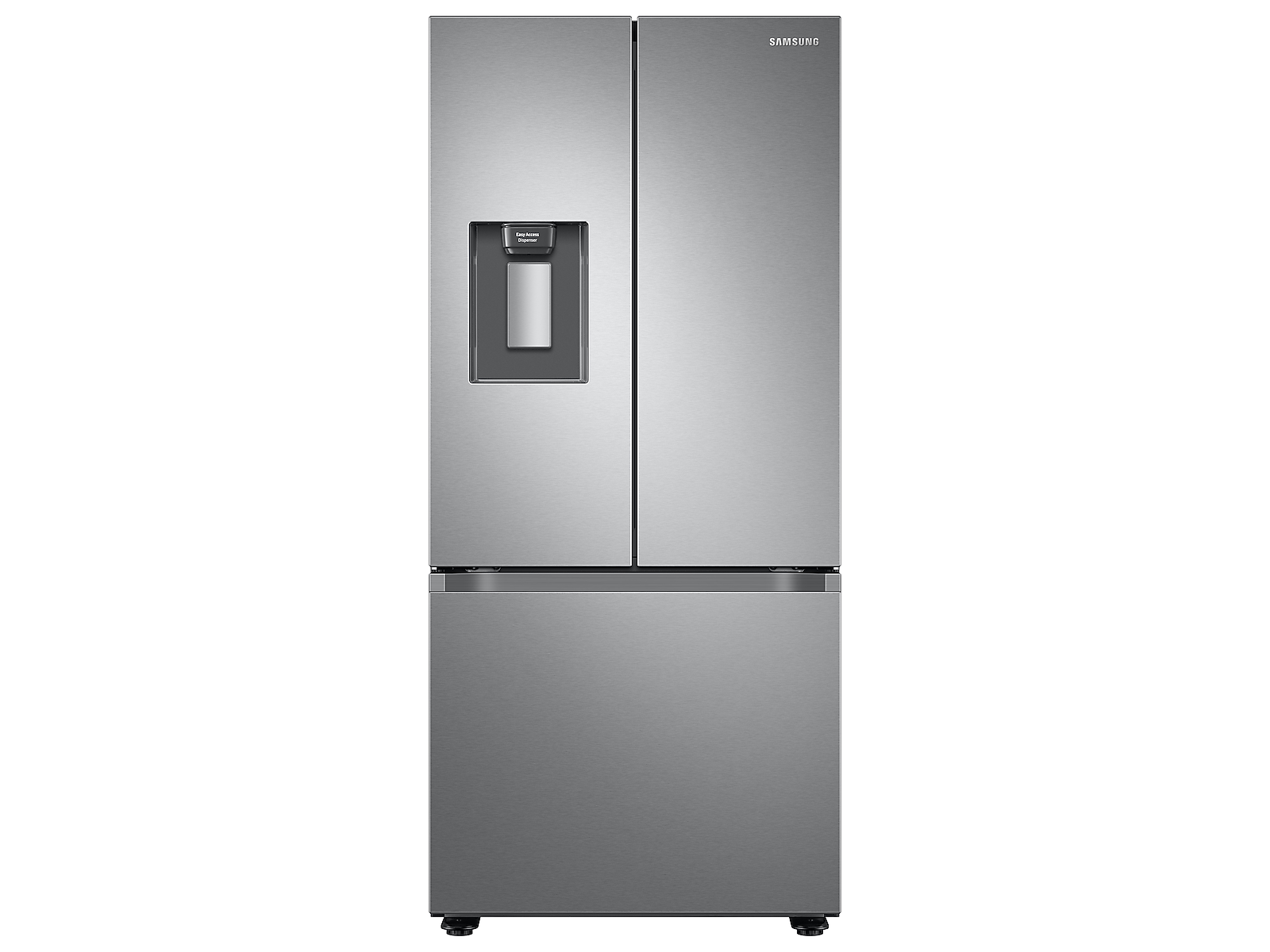 Samsung 22 Cu. Ft. Smart 3-Door French Door Refrigerator With External Water Dispenser In Silver(Rf22a4221sr/Aa) - View 1 | Fridge.com